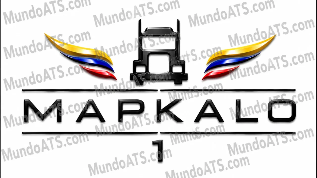 Mapkalo (Colombia map) for American Truck Simulator