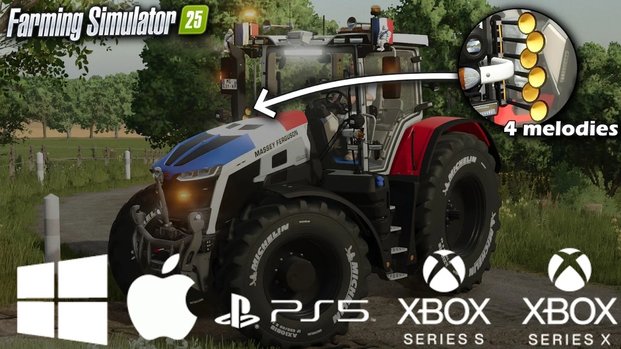 Massey Ferguson 9S Patriotic for Farming Simulator 25