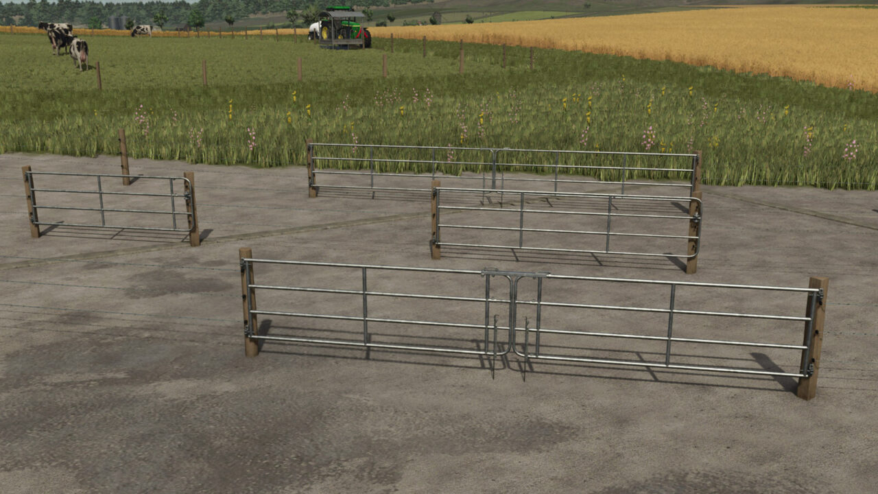 Meadow Fence Pack para Farming Simulator 25