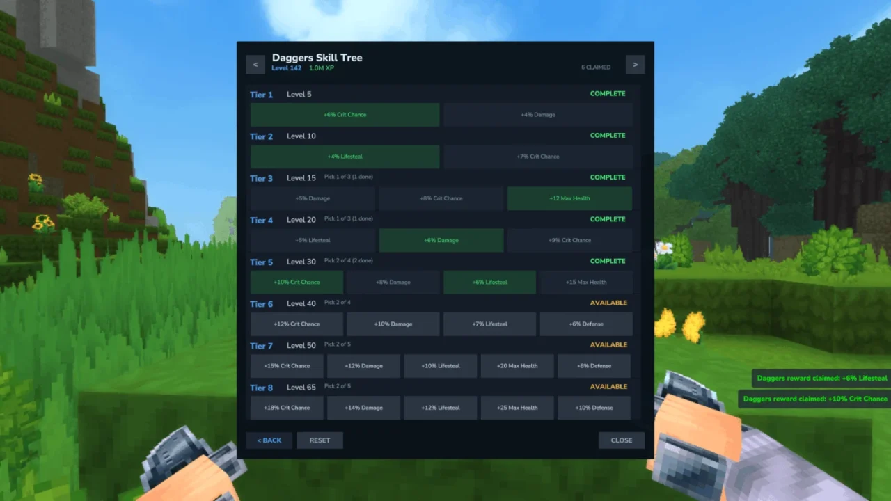 MMO Skill Tree & Abilities for Hytale