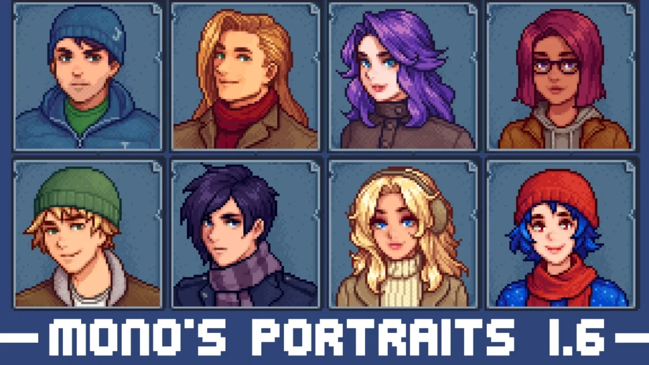 mono’s Portraits (CP) 1.6 for Stardew Valley
