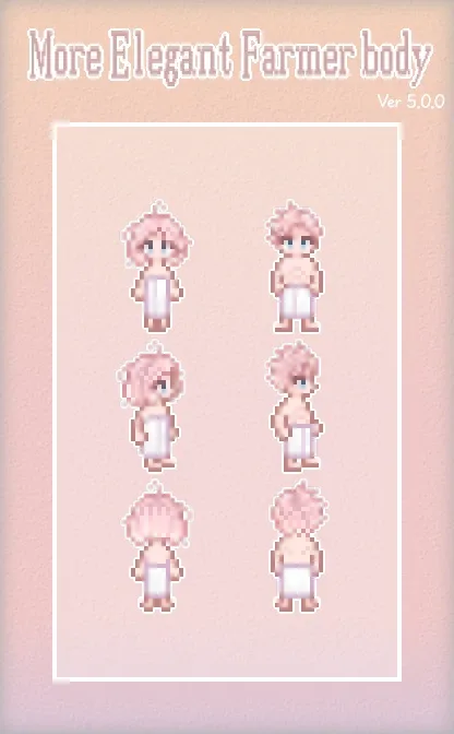 More Elegant Farmer Body for Stardew Valley
