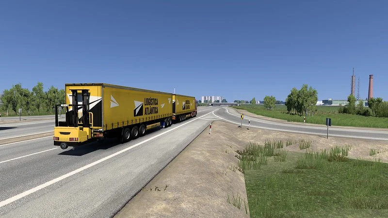 Mr Larrington’s ETS2 ProMods Traffic And Trailer Pack for Euro Truck Simulator 2