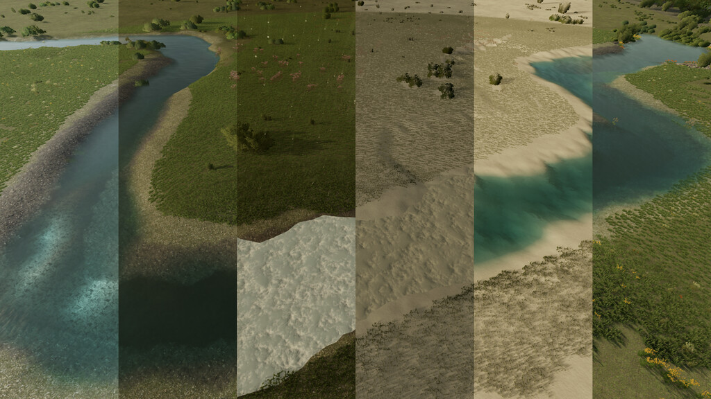 Natural Water Rivers And Ponds Pack para Farming Simulator 22