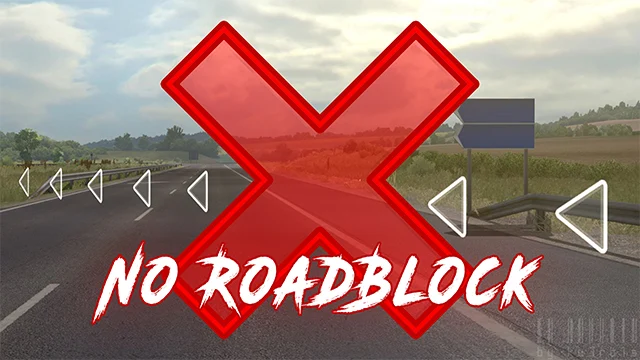No Roadblock + everything passable: sin barreras ni cortes de carretera para Euro Truck Simulator 2