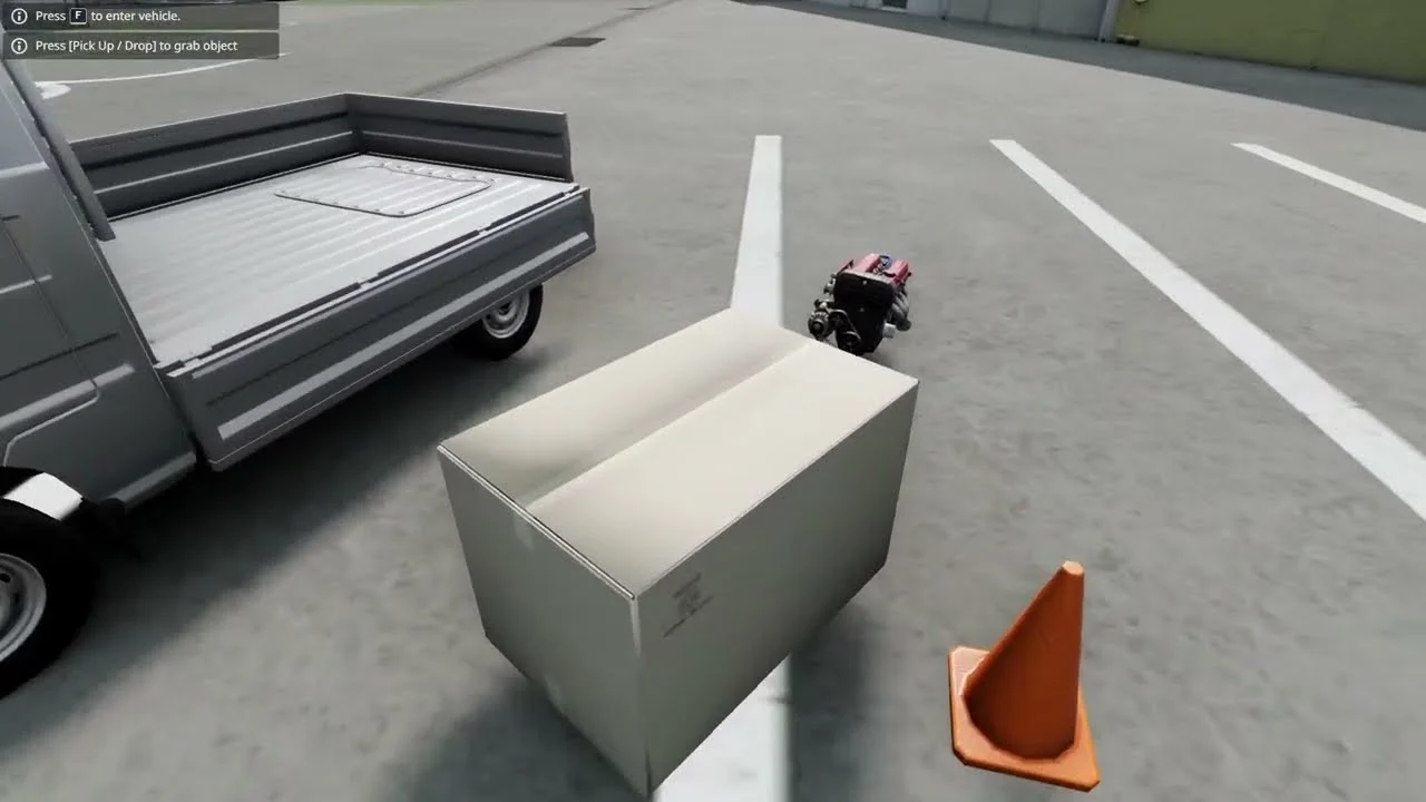 Object Carrying and Throwing for BeamNG.drive
