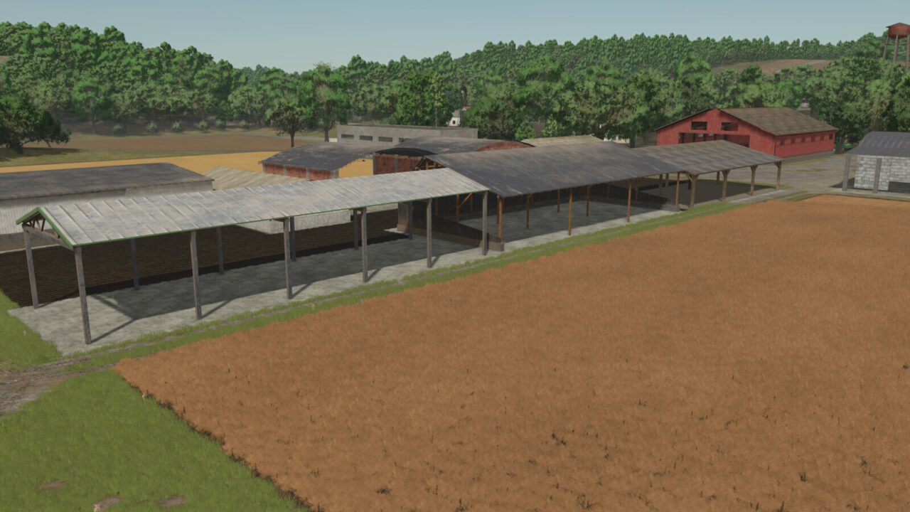 Old Time Shed Pack para Farming Simulator 25