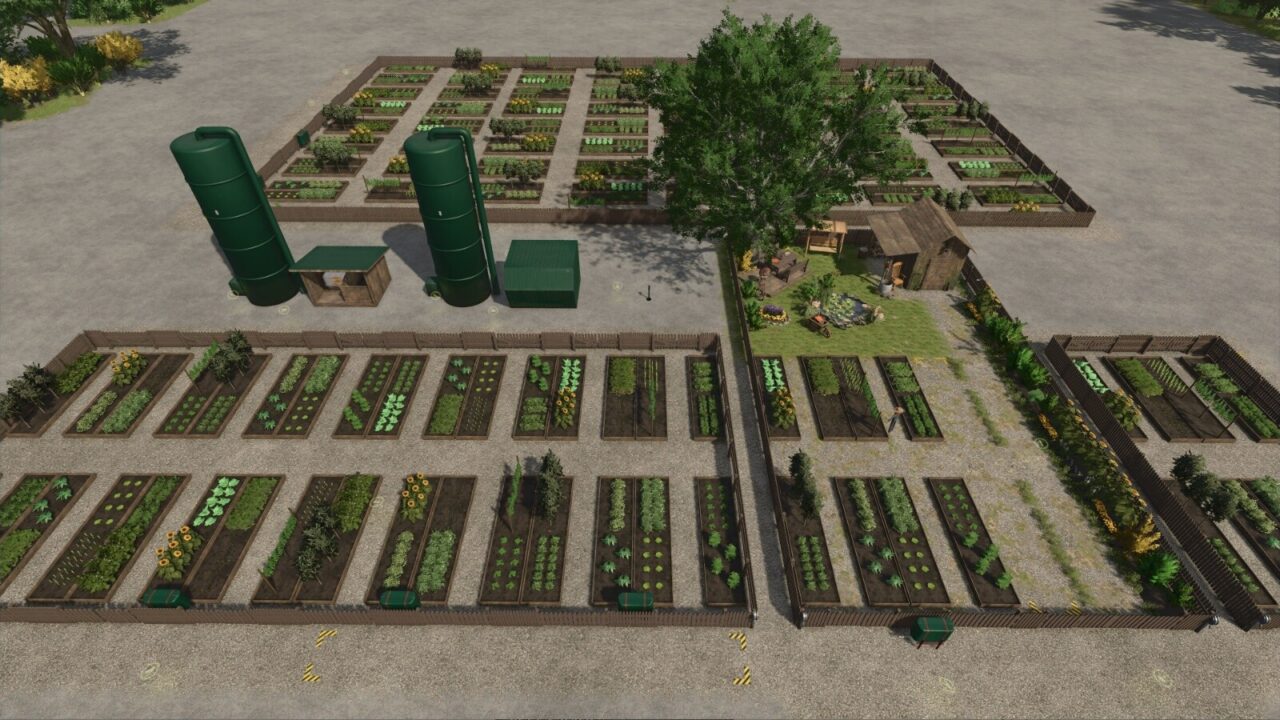 Open Air Garden para Farming Simulator 25