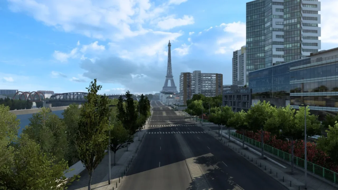Paris 1:1 Map for Euro Truck Simulator 2