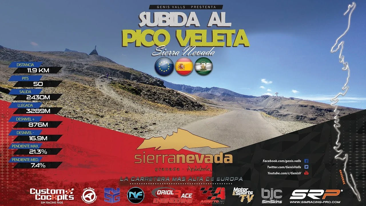 Pico Veleta Uphill/Downhill for Assetto Corsa