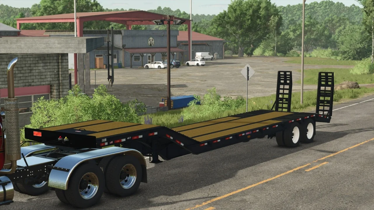 Pitts LB35-CS Lowboy for Farming Simulator 25