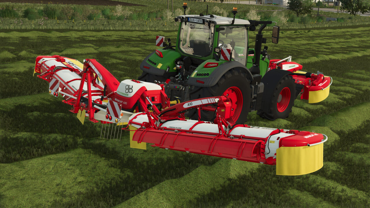 Pöttinger Novacat A10 Cross Flow + 301 AM ED Pro para Farming Simulator 25