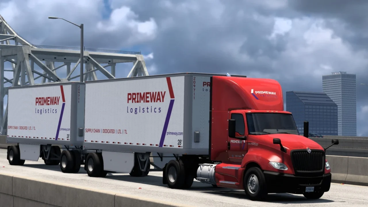 Primeway Logistics Skin Pack (Top Tier Studios) for American Truck Simulator