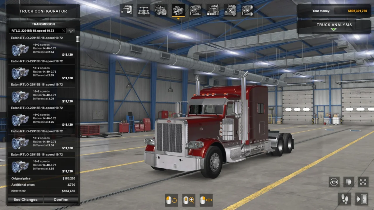 Real Eaton Fuller Transmissions (ATS) for American Truck Simulator