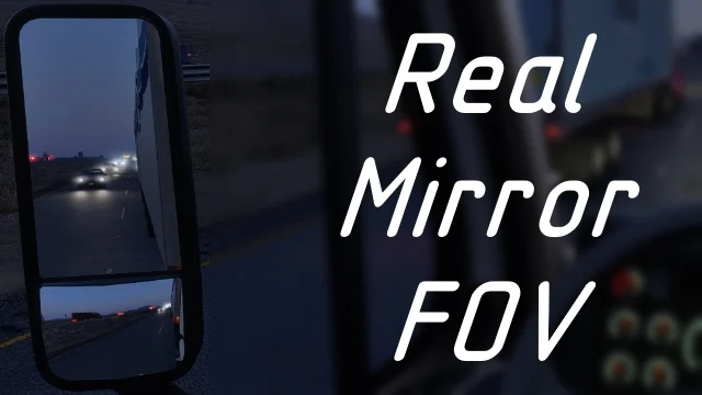 Real Mirror FOV para American Truck Simulator