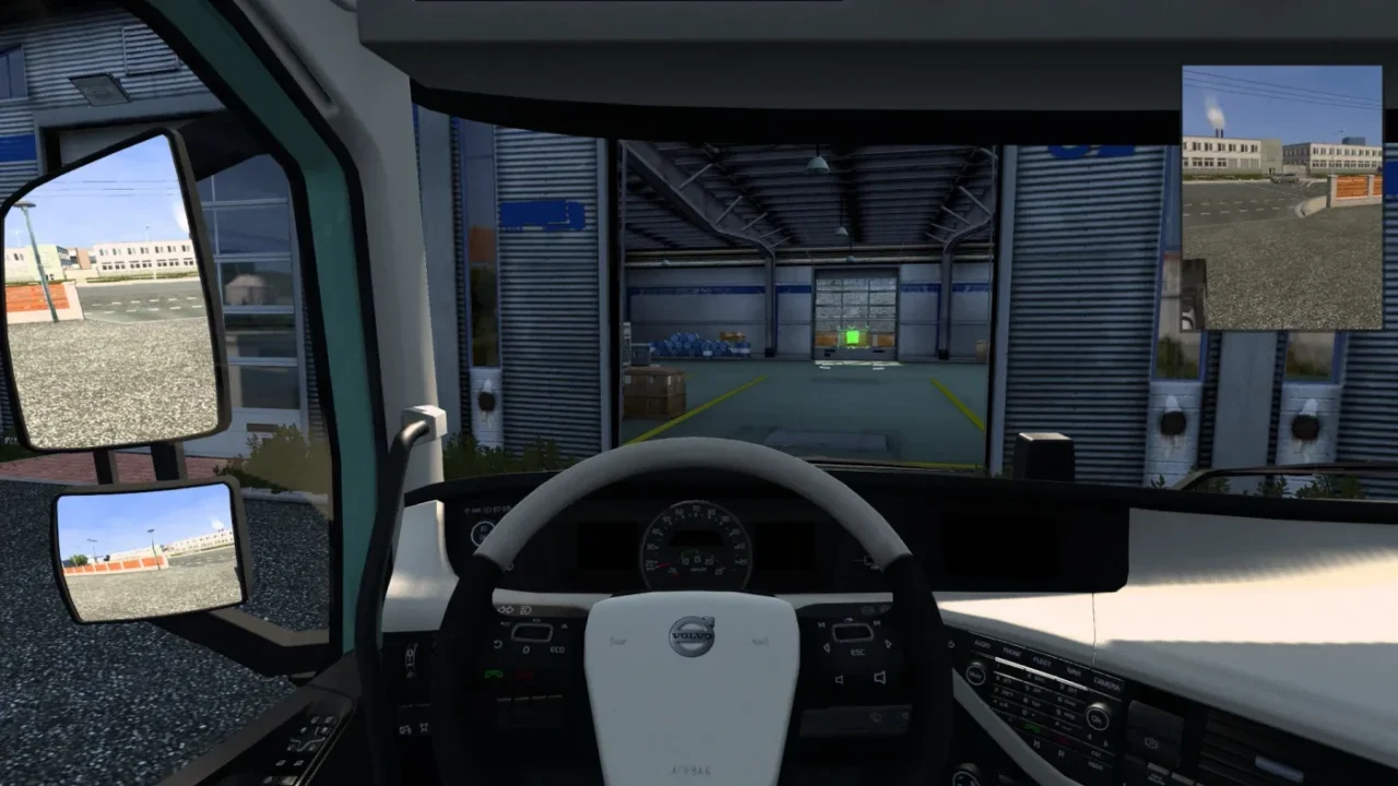 Realistic FOV Mirror for Euro Truck Simulator 2