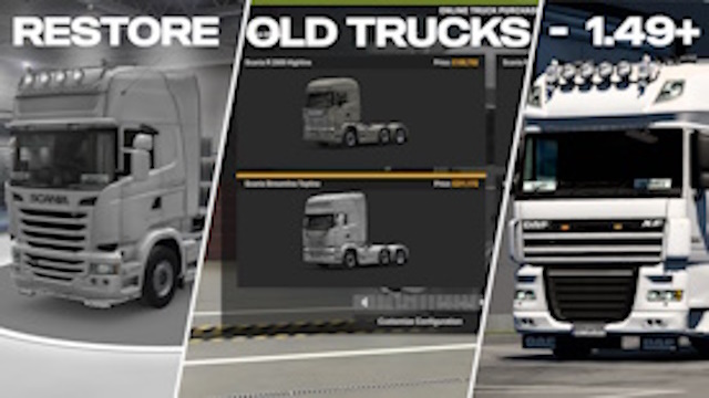Restore Old Trucks para Euro Truck Simulator 2