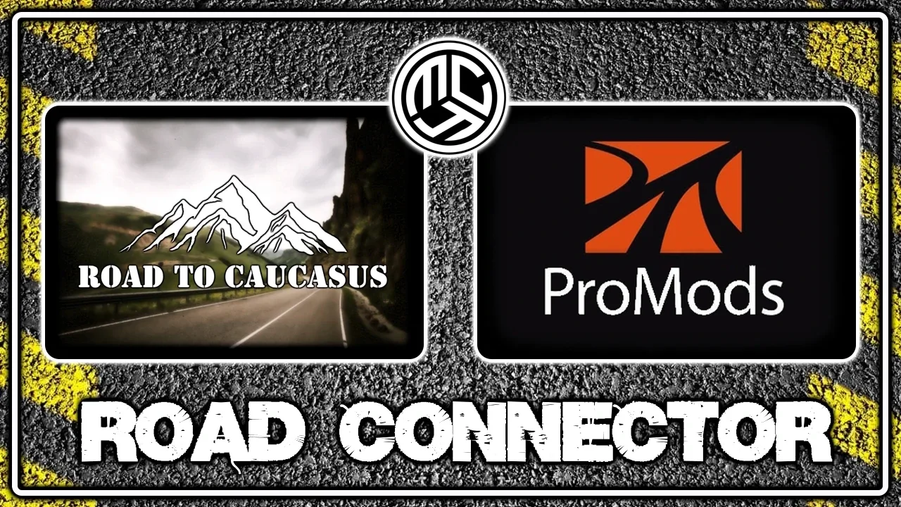 Road to Caucasus + ProMods Road Connector para Euro Truck Simulator 2