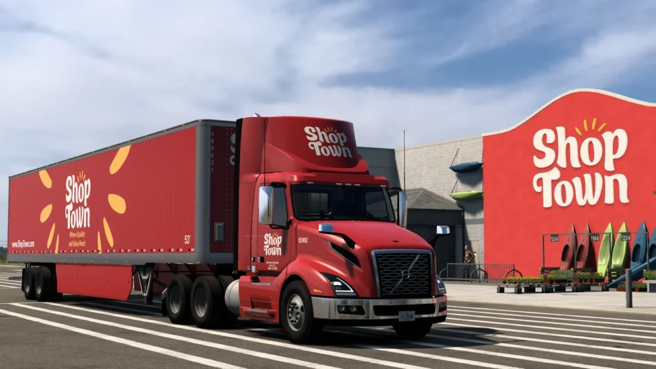 Shop Town Skin Pack (Top Tier Studios) for American Truck Simulator