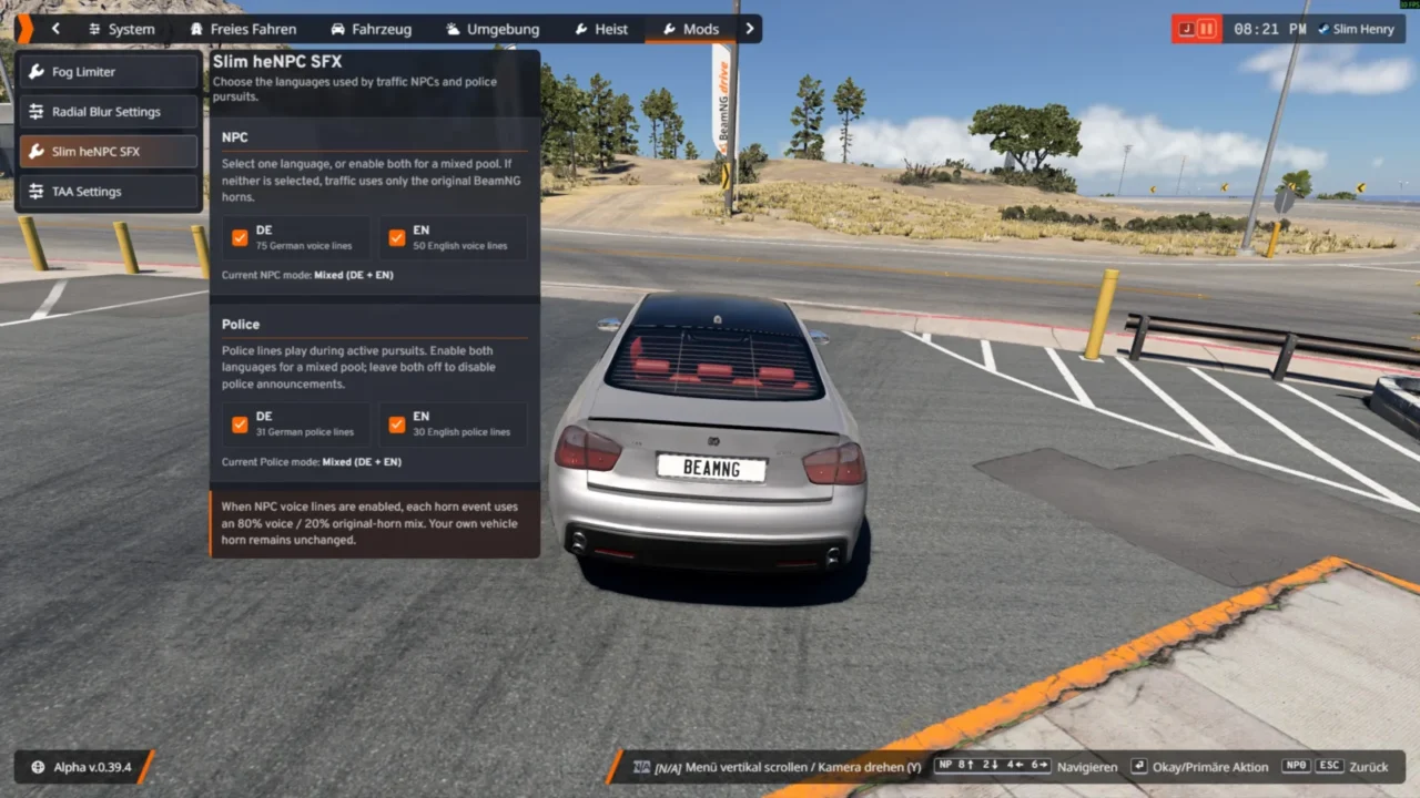 Slim heNPC SFX for BeamNG.drive