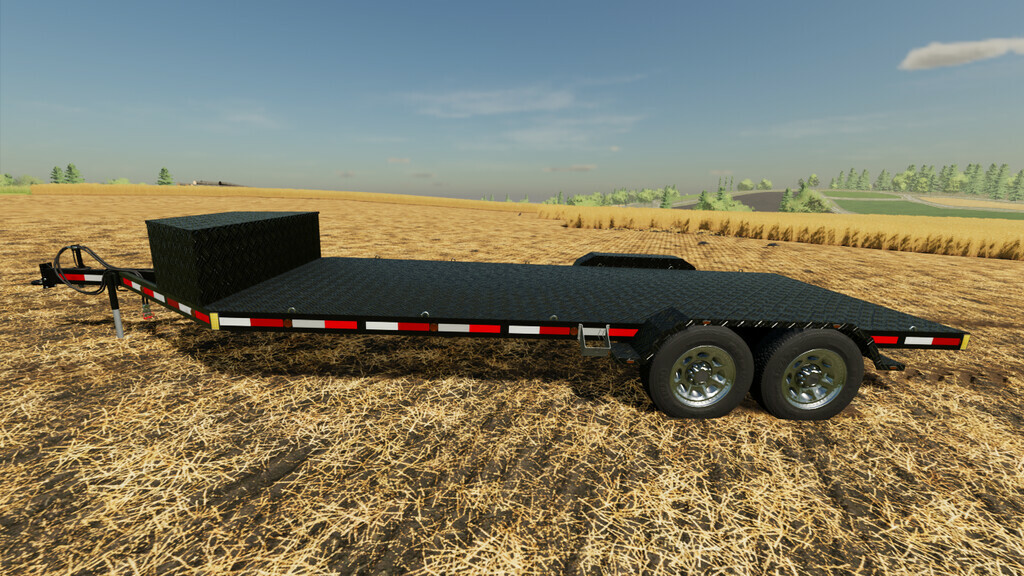 Small Flatbed Autoload Trailer para Farming Simulator 22