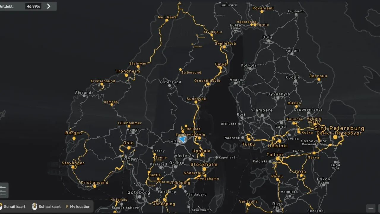 Sweden Extended (Vänern Project) for Euro Truck Simulator 2