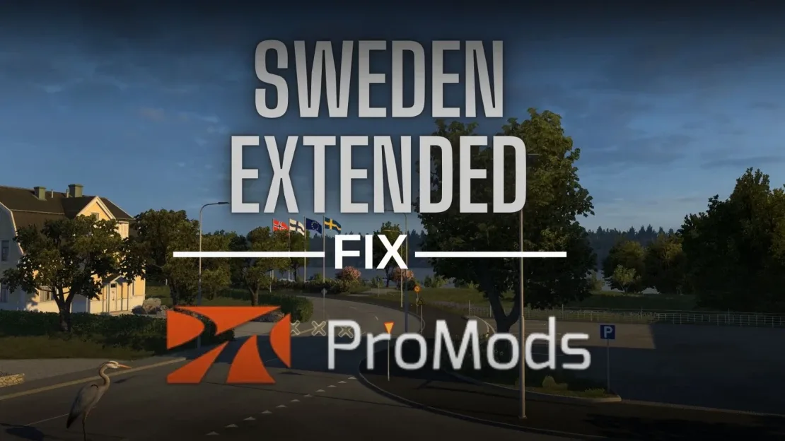 Sweden Extended ProMods FIX para Euro Truck Simulator 2