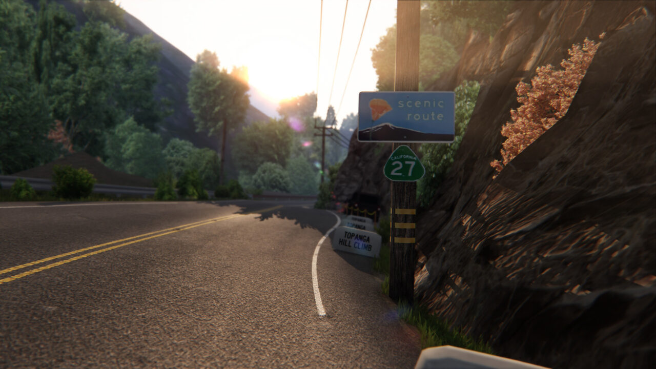 Topanga Canyon Hillclimb para Assetto Corsa