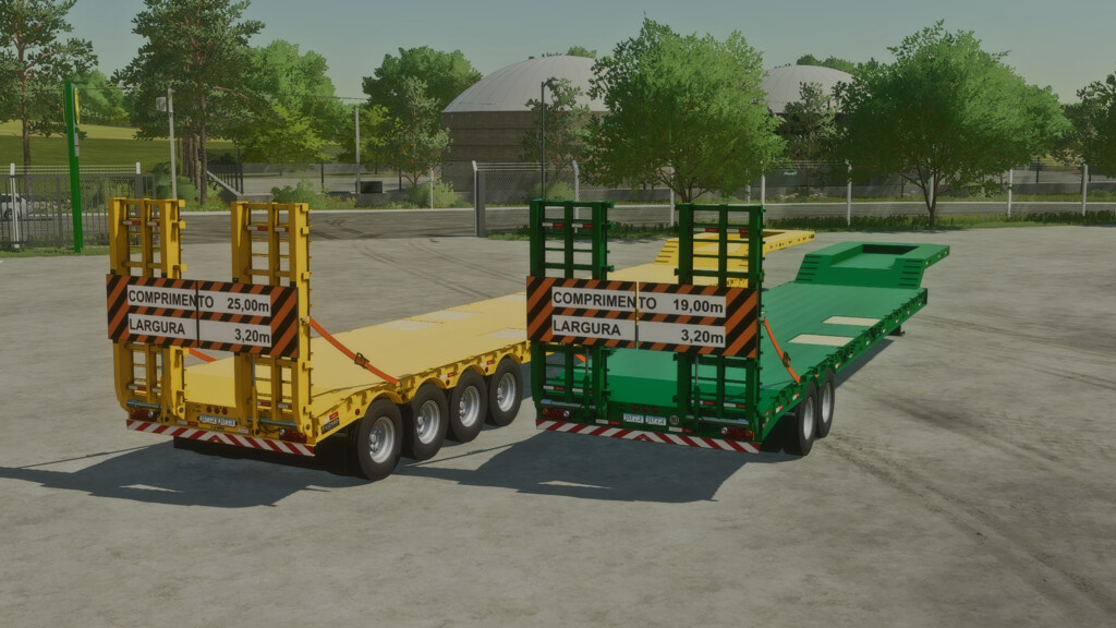 Transport Trailer 19m And 25m para Farming Simulator 22