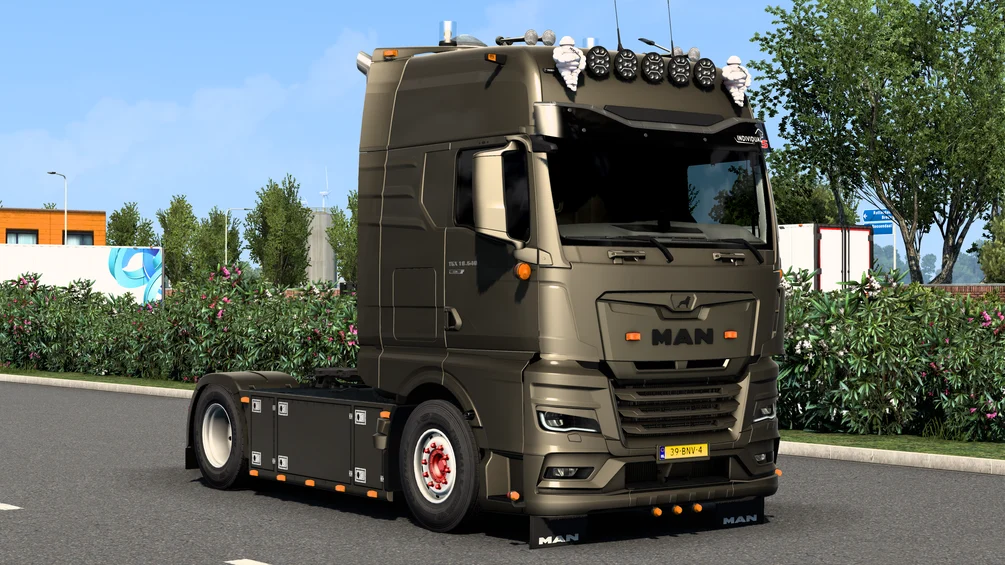 Tuning Parts for MAN TGX 2020 (GX cab) by Harsha Customs for Euro Truck Simulator 2