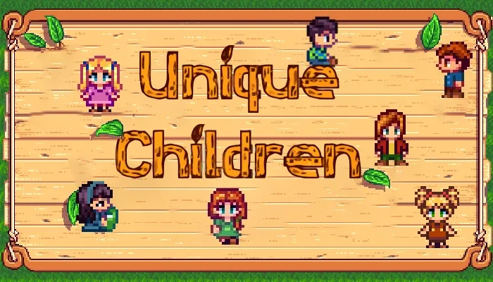 Unique Children for Stardew Valley