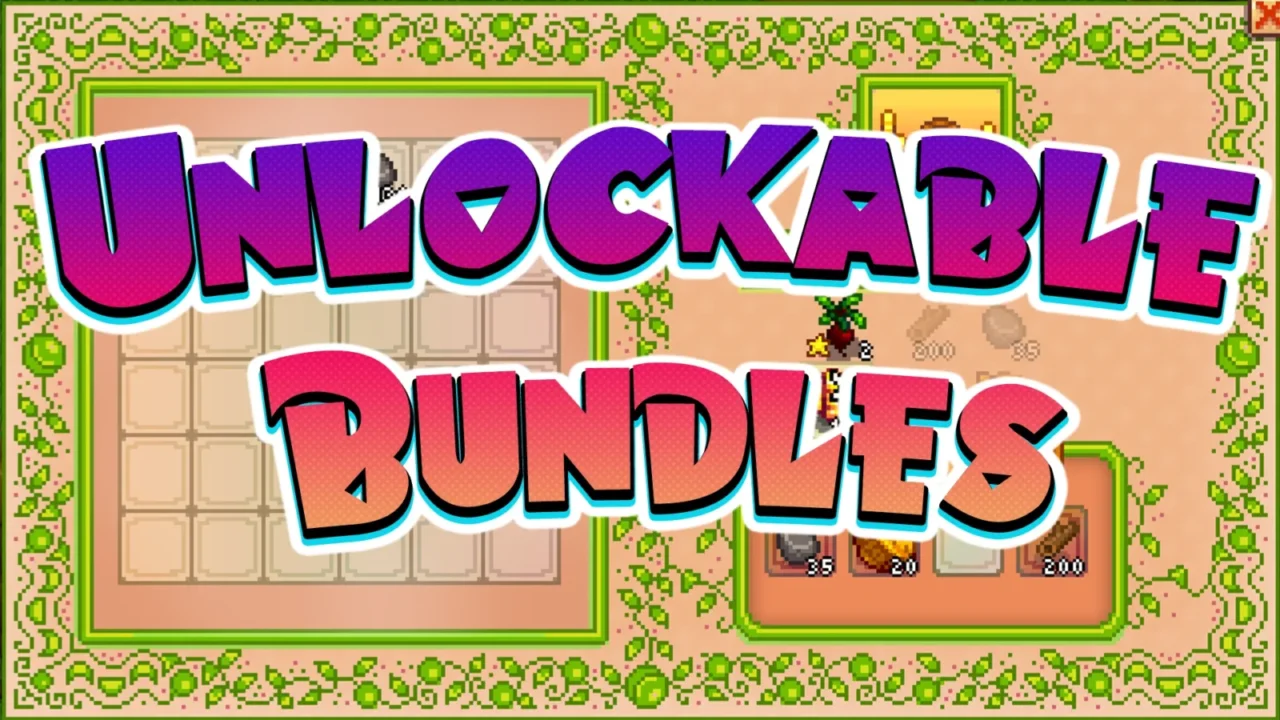 Unlockable Bundles for Stardew Valley
