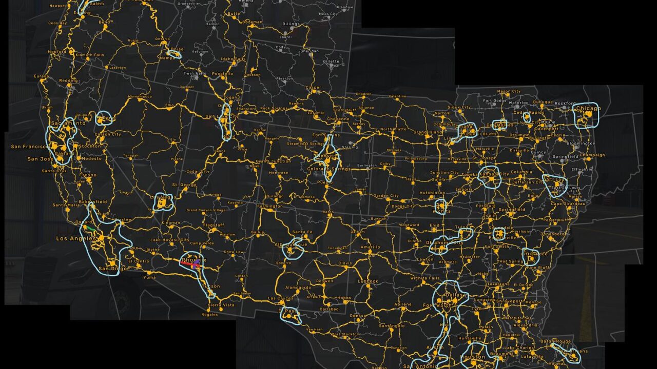 Urban Traffic Overhaul for American Truck Simulator