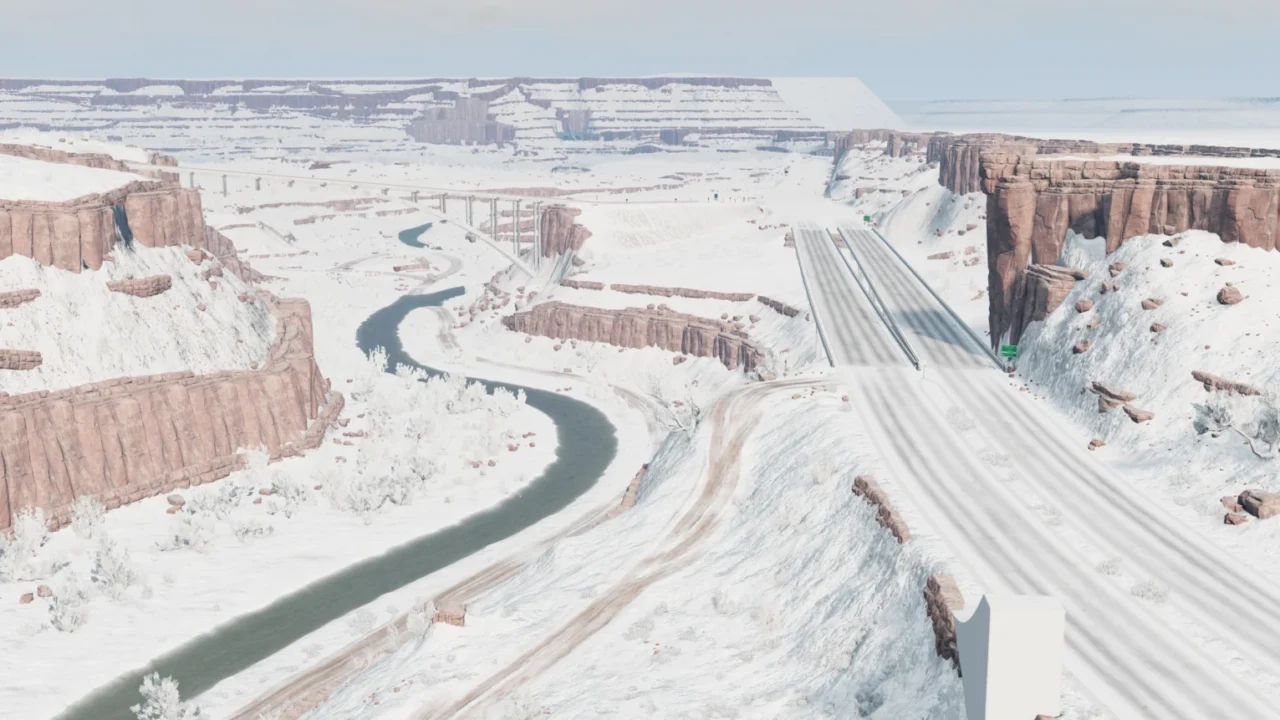 Utah snowy for BeamNG.drive