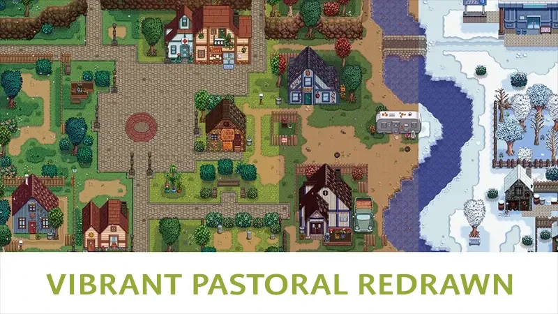 Vibrant Pastoral Redrawn (VPR) for Stardew Valley