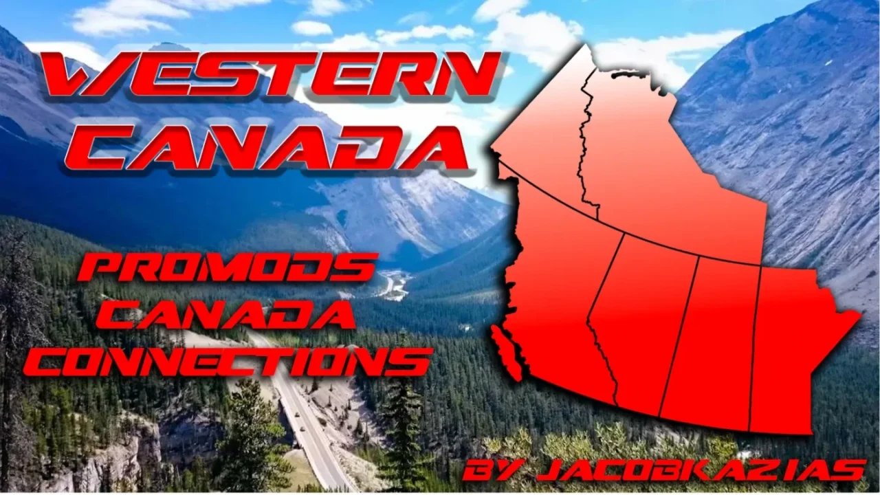 Western Canada Expansion – Promods Canada Connections para American Truck Simulator