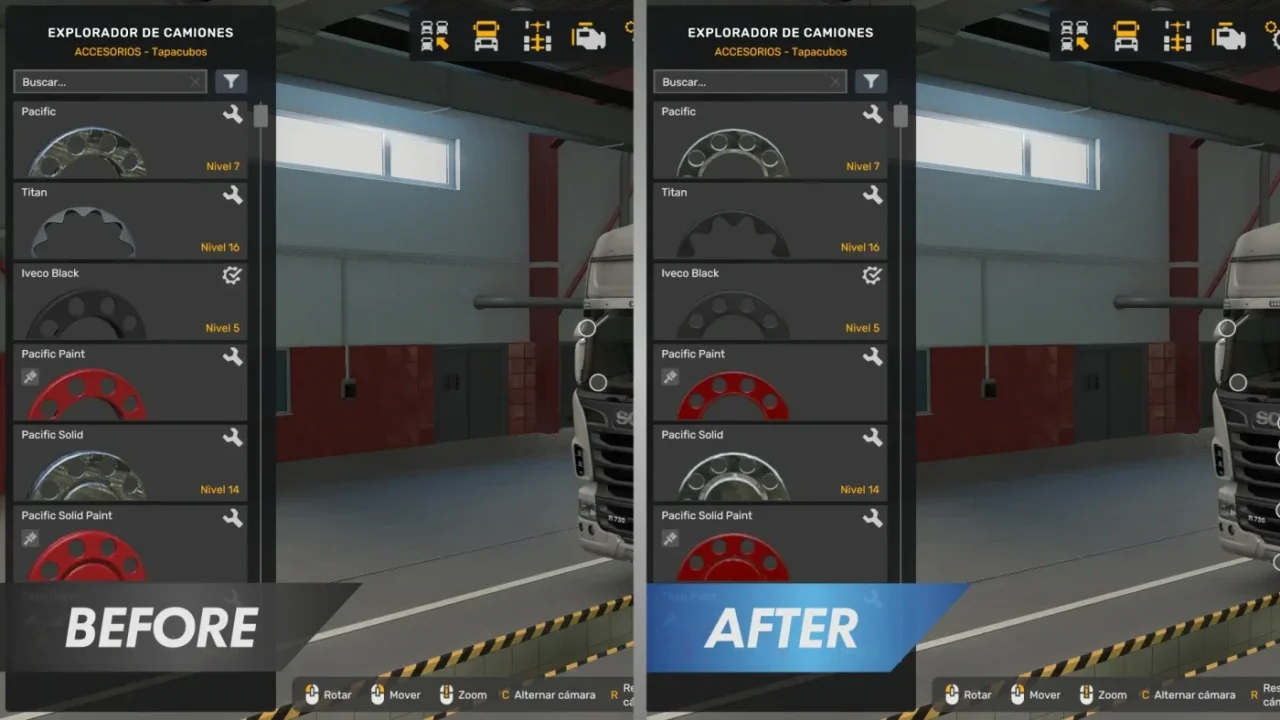 Wheel Tuning Remastered for Euro Truck Simulator 2