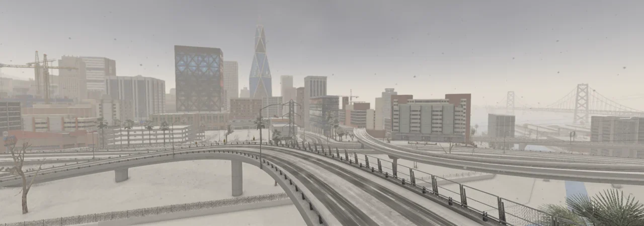 Winter West Coast, USA for BeamNG.drive