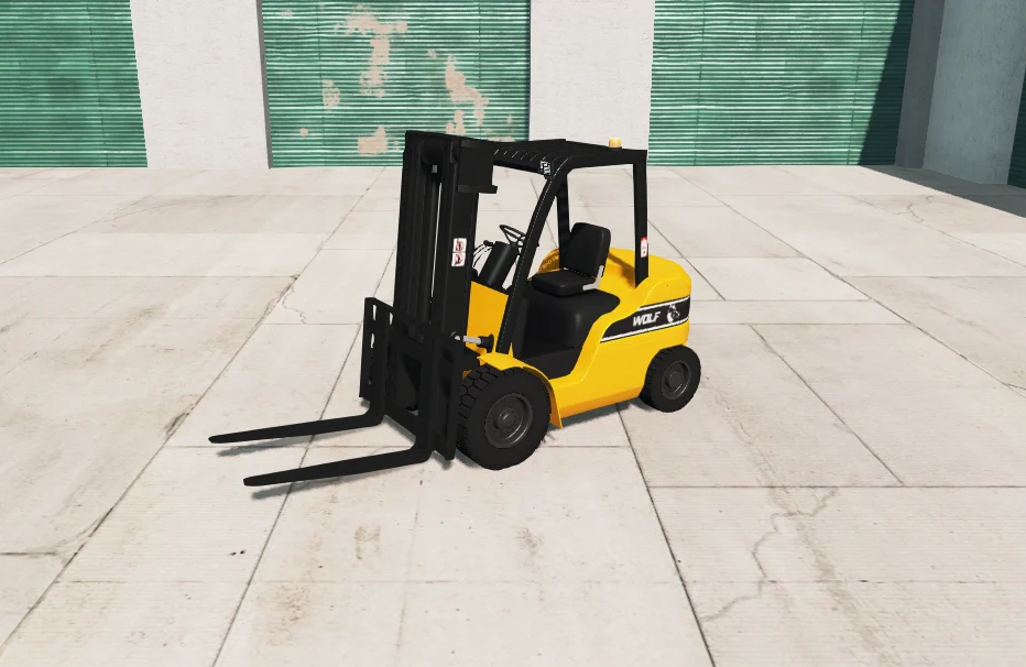 Wolf Heavy Industries Medium Duty Forklift for BeamNG.drive