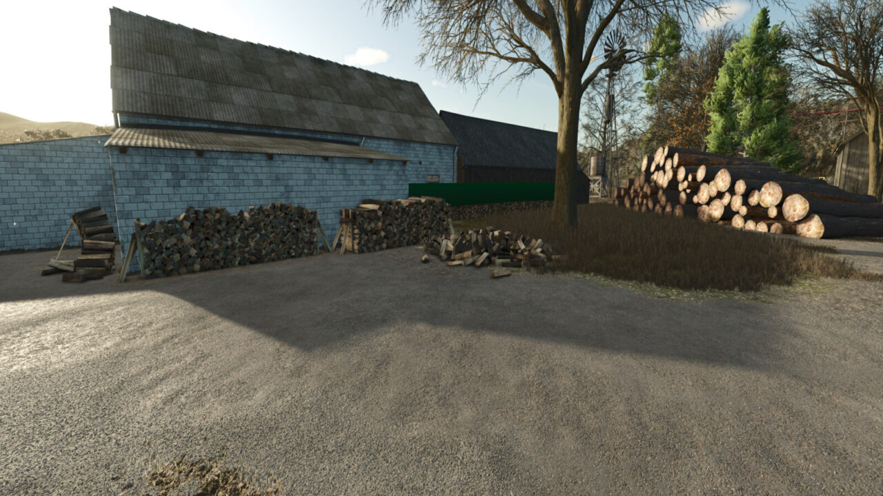 Wood Decoration Set para Farming Simulator 25