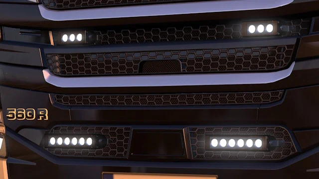 XPL LED bars for Euro Truck Simulator 2